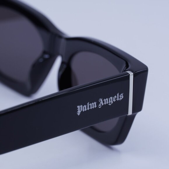 Palm Angels PERI089 BODIE 1007 Sunglasses Black Square Frame, Grey Lenses - Picture 8 of 9